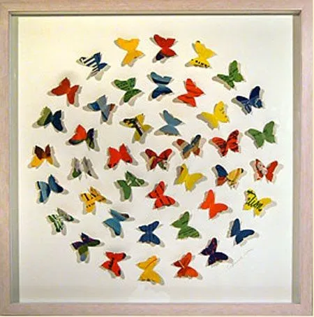 Crónicas, apuntes y otras especies...: Cuadro de Mariposas en 3D Crónicas, apuntes y otras especies...: Cuadro de Mariposas en 3D