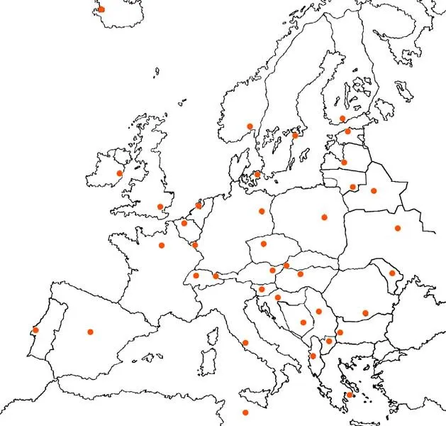 Mapa mudo físico de Europa - Imagui