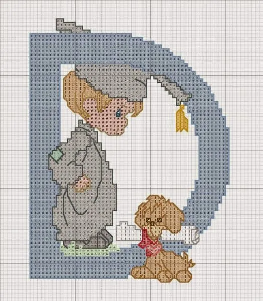Croquis de punto de cruz de Pooh - Imagui
