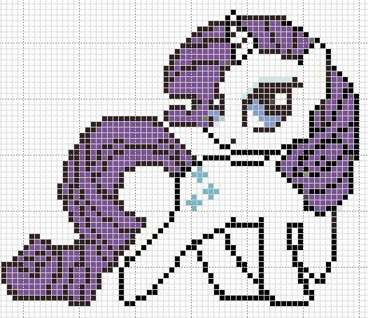 MLP Rarity pattern by Sailor-Phantom on deviantart | Pärlplattor ... MLP Rarity pattern by Sailor-Phantom on deviantart | Pärlplattor ...