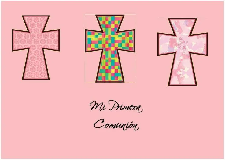 CRUCES PARA PRIMERA COMUNION | papel decorado | Pinterest CRUCES PARA PRIMERA COMUNION | papel decorado | Pinterest