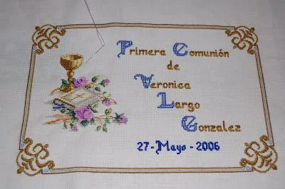 Cruces para primera comunión en punto de cruz - Imagui Cruces para primera comunión en punto de cruz - Imagui