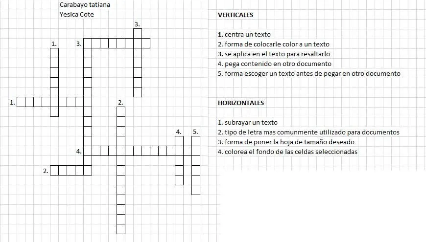 Crucigramas de informatica - Imagui