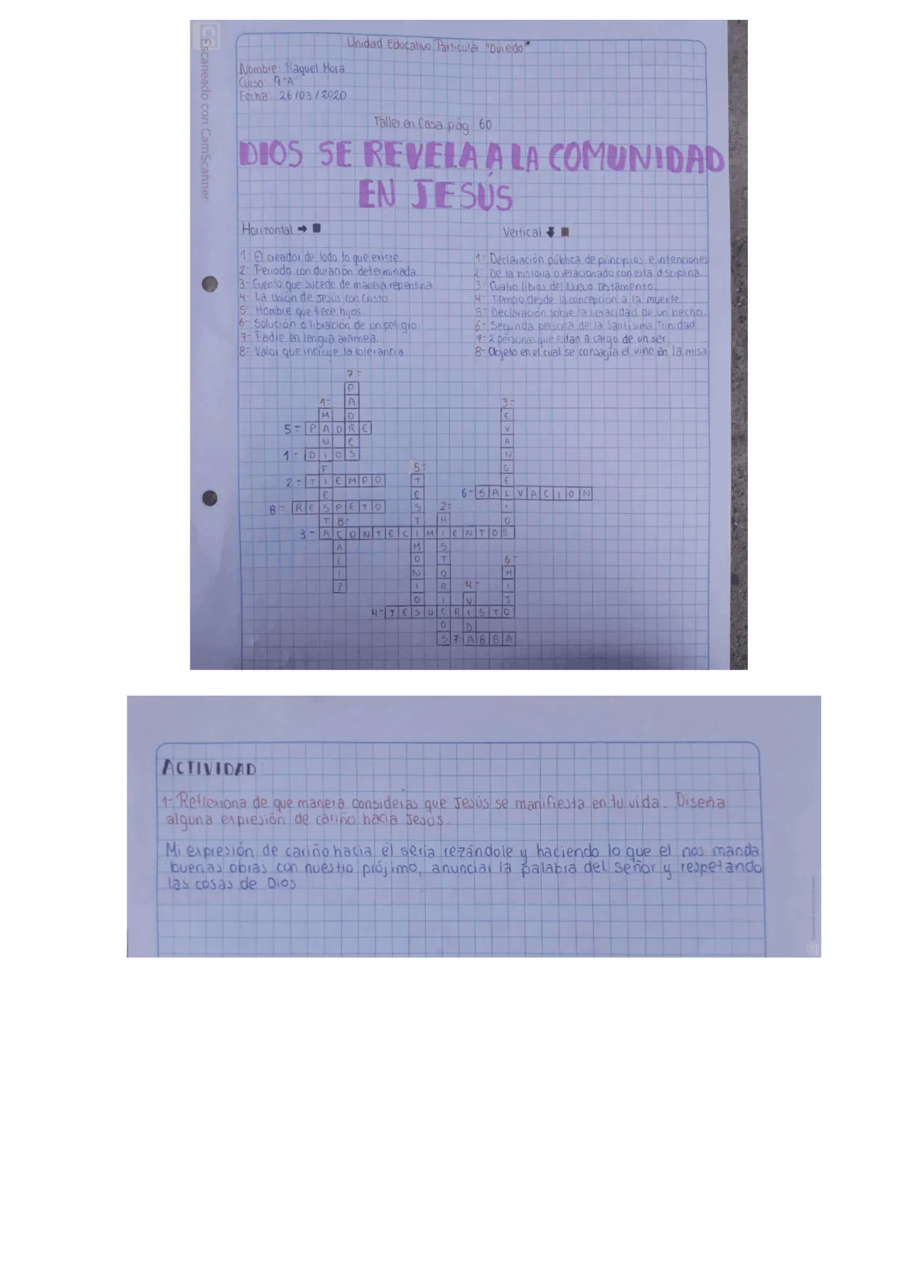 Crucigrama religion bachillerato | Apuntes de Religión | Docsity Crucigrama religion bachillerato | Apuntes de Religión | Docsity