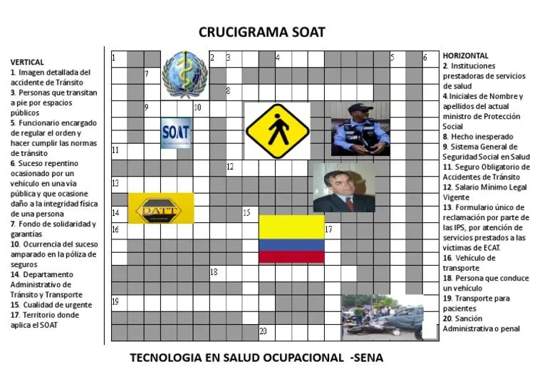 Crucigrama Soat | PDF | Transporte