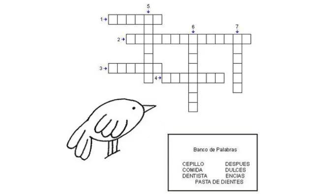 Crucigramas para bebés - Imagui