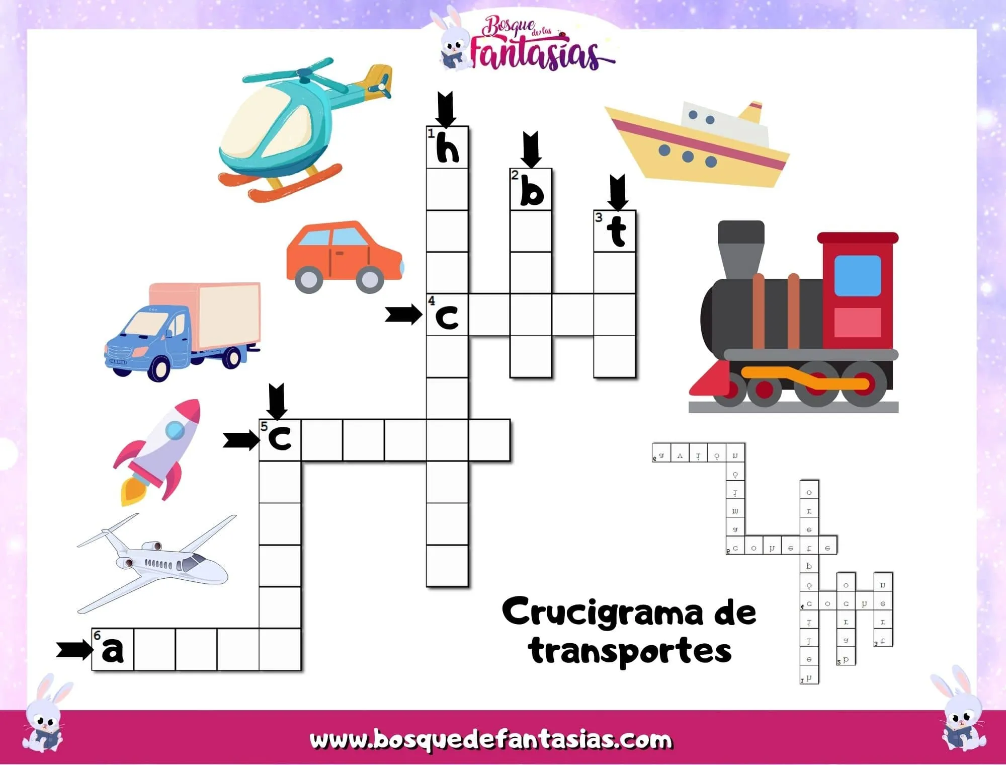 CRUCIGRAMAS INFANTILES ® Juegos y pasatiempos para niños CRUCIGRAMAS INFANTILES ® Juegos y pasatiempos para niños