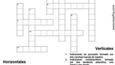 Crucigramas Musicales (1) | Musifica | Educaci&... Crucigramas Musicales (1) | Musifica | Educaci&...