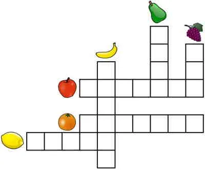Crucigramas para niños de primaria - Imagui