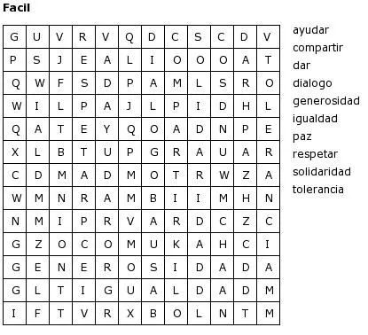 Sopa de letras palabras dificiles - Imagui