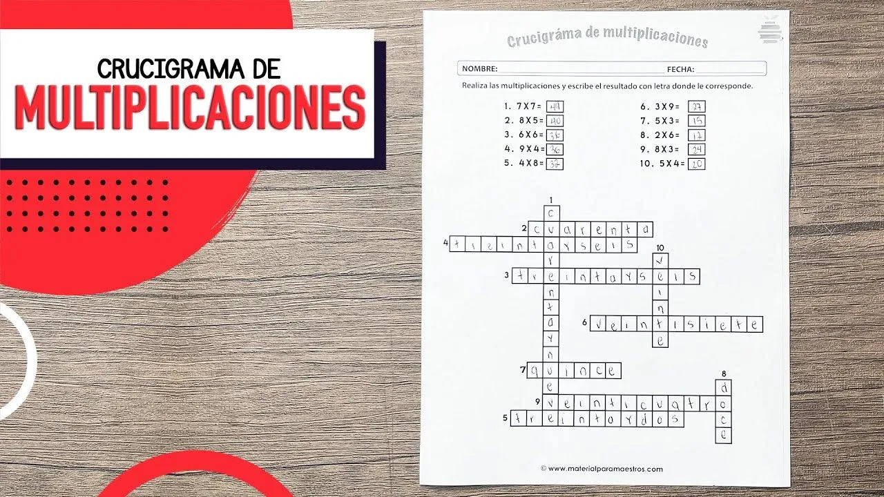 Crucigramas para trabajar operaciones y escritura de números con letra - YouTube Crucigramas para trabajar operaciones y escritura de números con letra - YouTube