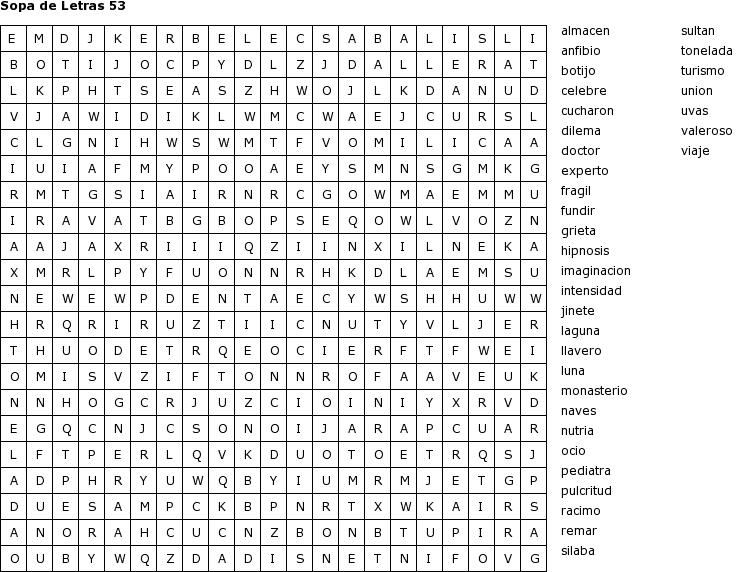 Sopa de letras de religion - Imagui