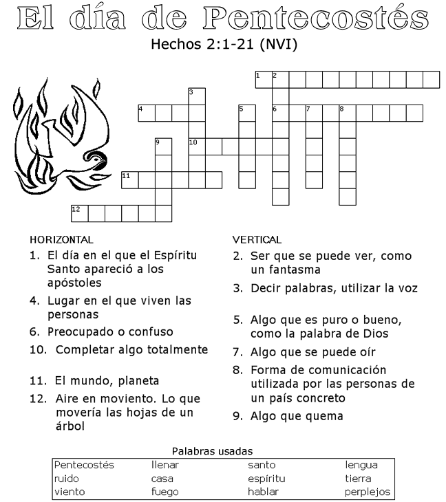 Crucigramas de religion para niños - Imagui