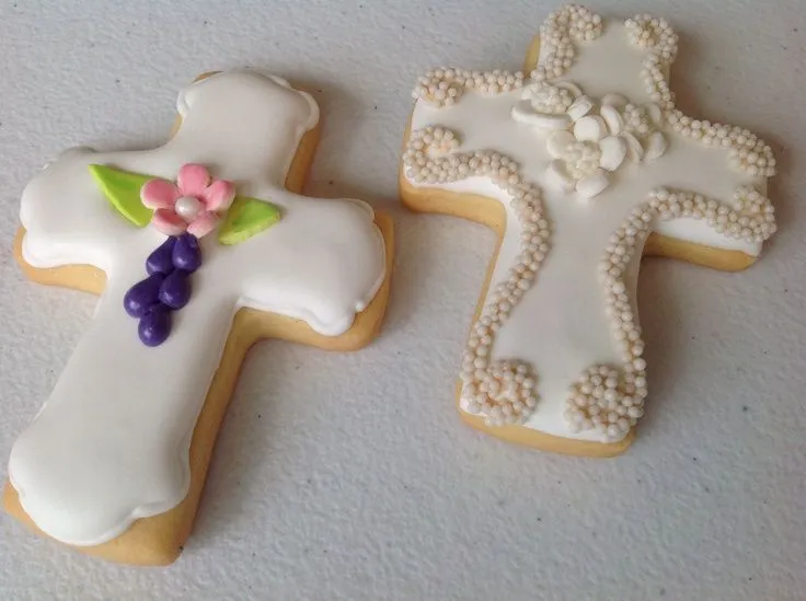 Cruz. Bautizo. Primera Comunión | Galletas decoradas. | Pinterest Cruz. Bautizo. Primera Comunión | Galletas decoradas. | Pinterest