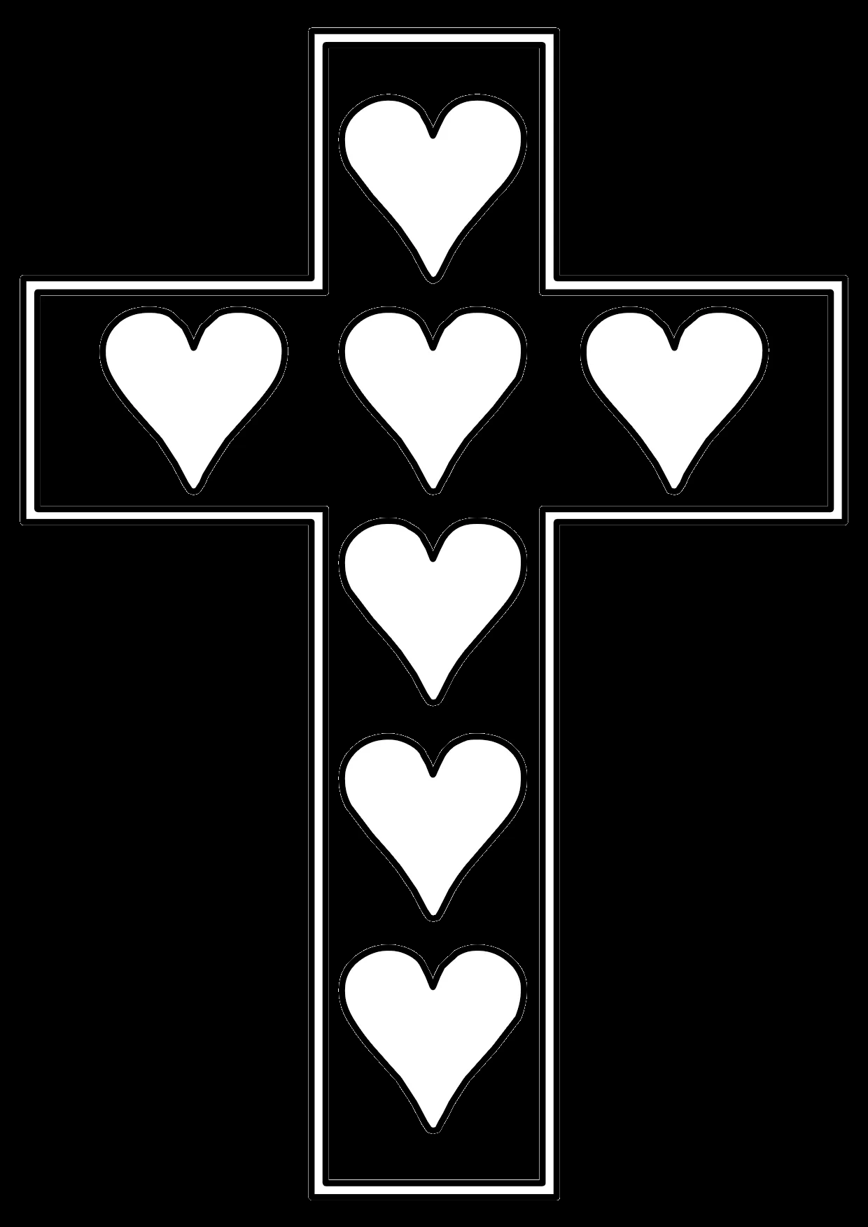 ▷ Cruz para Colorear | Cruces Para Imprimir, Recortar y Pintar ▷ Cruz para Colorear | Cruces Para Imprimir, Recortar y Pintar