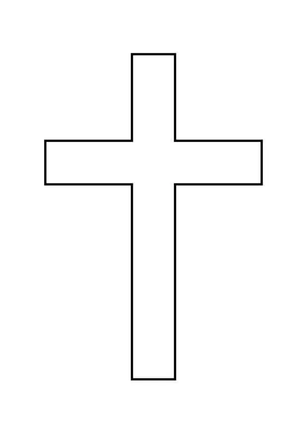 Cruz para colorear, imprimir e dibujar –ColoringOnly.Com Cruz para colorear, imprimir e dibujar –ColoringOnly.Com