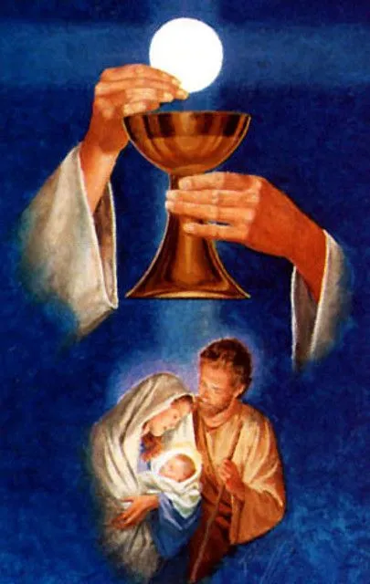 Cruz de Luz: La Eucaristía
