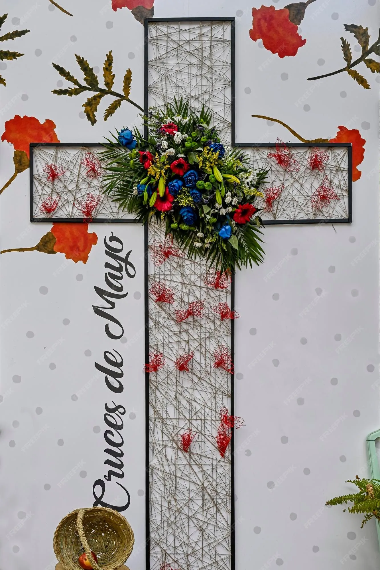 Cruz de mayo la fiesta de las cruces es una festividad que se celebra el 3 de mayo | Foto Premium Cruz de mayo la fiesta de las cruces es una festividad que se celebra el 3 de mayo | Foto Premium