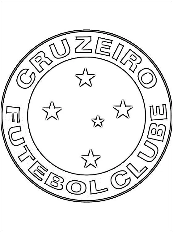 Cruzeiro Esporte Clube – Brazão do time para colorir pintar e ... Cruzeiro Esporte Clube – Brazão do time para colorir pintar e ...