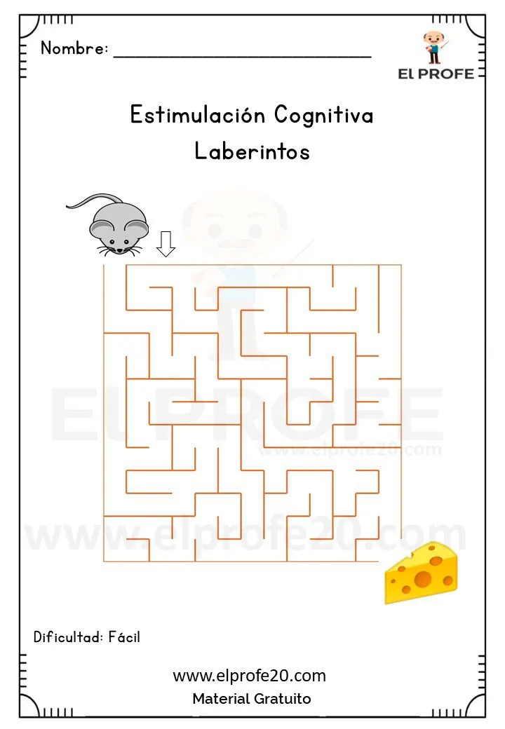 Cuadernillo laberintos desde fáciles a difíciles para imprimir Cuadernillo laberintos desde fáciles a difíciles para imprimir