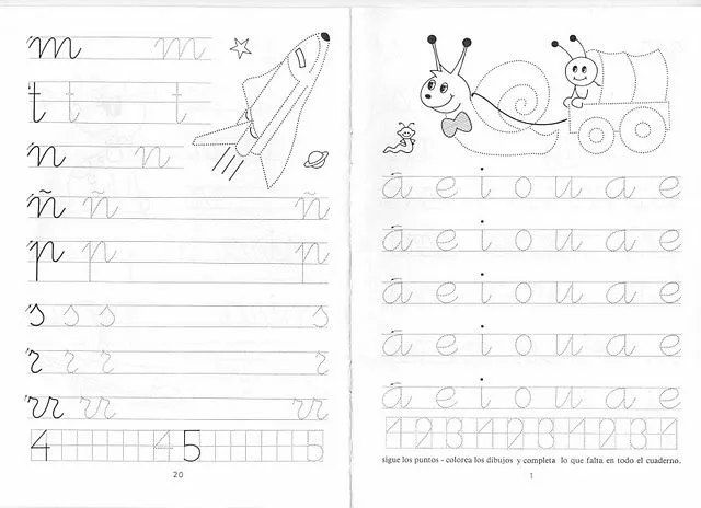 Cuadernillos rubios: Escritura 04 | Para los peques de la casa. Cuadernillos rubios: Escritura 04 | Para los peques de la casa.