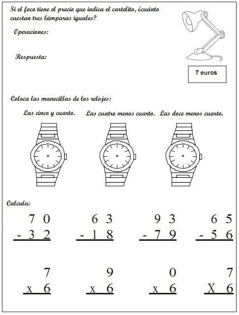 Cuaderno de Actividades Matemáticas 2º - Primer Ciclo de Primaria ... Cuaderno de Actividades Matemáticas 2º - Primer Ciclo de Primaria ...