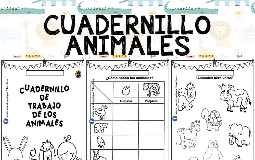 Cuaderno de Trabajo de Animales | Mundo de Rukkia Cuaderno de Trabajo de Animales | Mundo de Rukkia