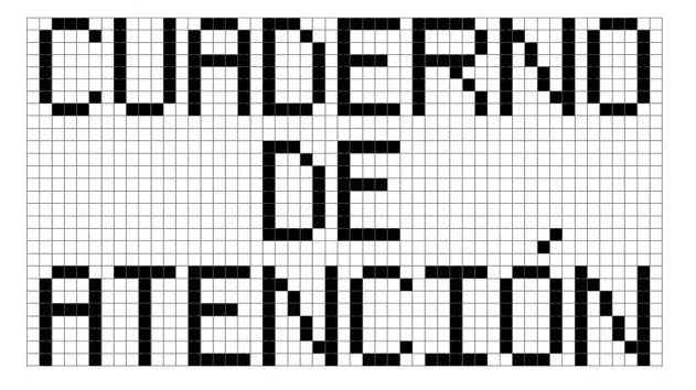 Cuaderno de atención.- Letras simétricas en cuadrículas izq y dcha ... Cuaderno de atención.- Letras simétricas en cuadrículas izq y dcha ...