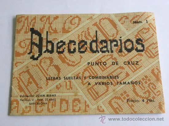 Cuaderno para bordado:Abecedarios/Abecedario Punto Cruz nº 1 ed.Juan ... Cuaderno para bordado:Abecedarios/Abecedario Punto Cruz nº 1 ed.Juan ...