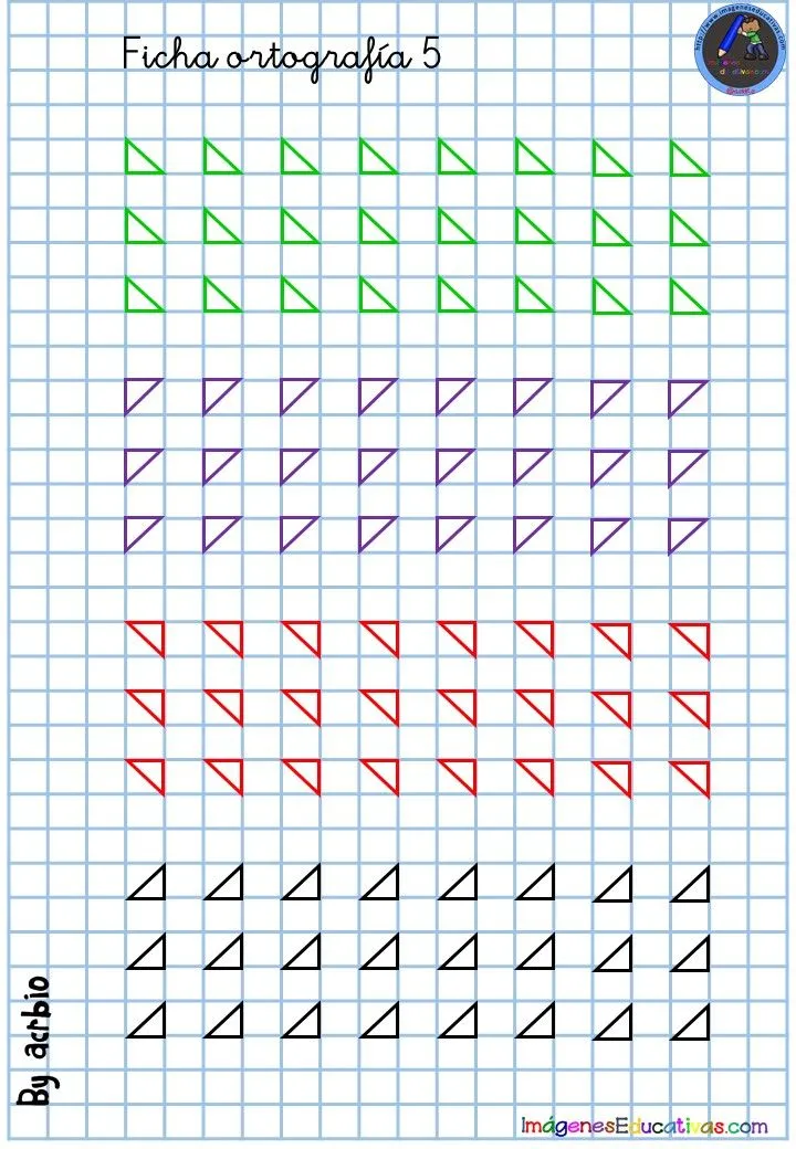 CUADERNO DE CALIGRAFÍA EN CUADRICULA PARA APRESTO Y PREESCRITURA – Imagenes Educativas CUADERNO DE CALIGRAFÍA EN CUADRICULA PARA APRESTO Y PREESCRITURA – Imagenes Educativas