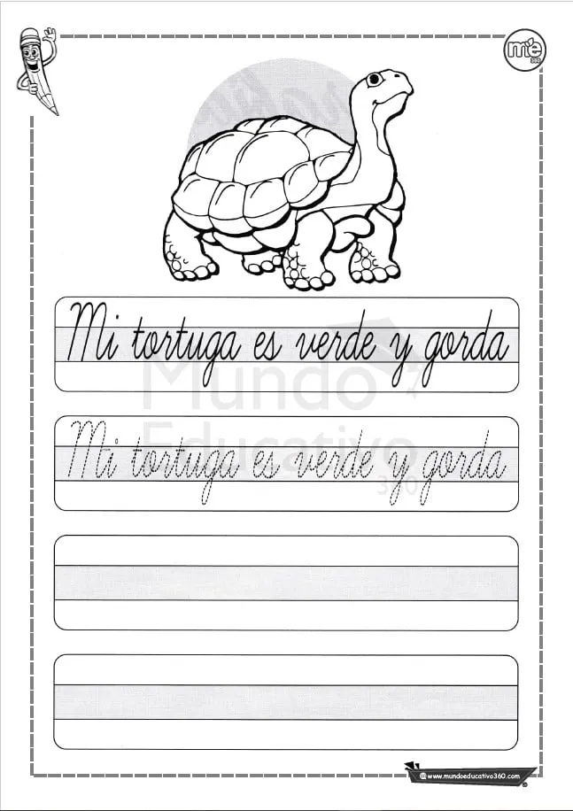 Cuaderno de CALIGRAFÍA Palmer 5 años