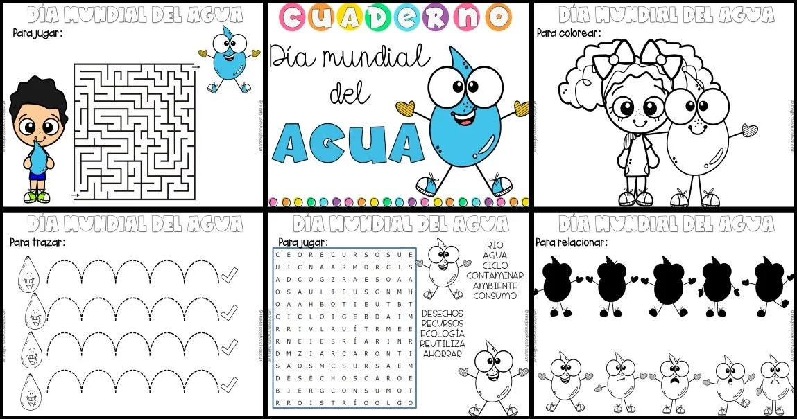 CUADERNO DÍA MUNDIAL DEL AGUA 22 DE MARZO – Imagenes Educativas CUADERNO DÍA MUNDIAL DEL AGUA 22 DE MARZO – Imagenes Educativas
