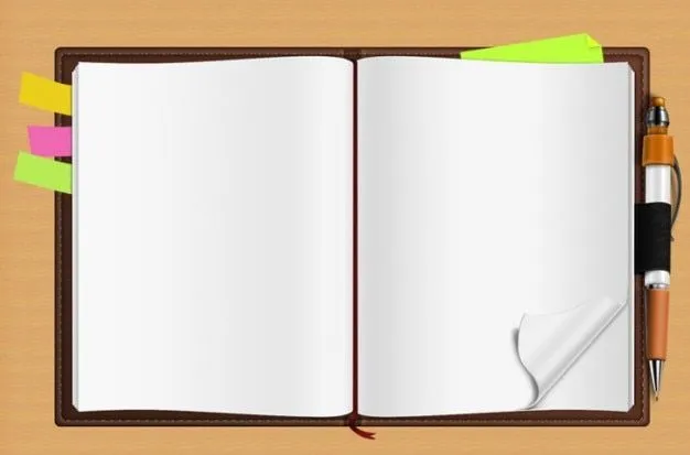 Cuaderno escolar con notas de colores | Descargar PSD gratis Cuaderno escolar con notas de colores | Descargar PSD gratis
