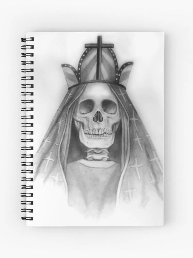 Cuaderno de espiral for Sale con la obra «Santa Muerte» de rachelshade |  Redbubble