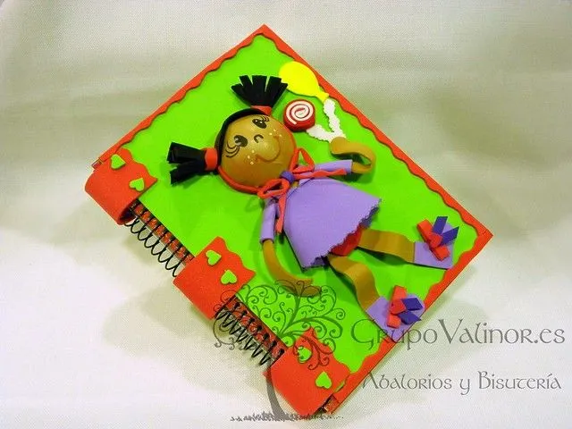 Cuaderno forrado con foamy | Flickr - Photo Sharing! Cuaderno forrado con foamy | Flickr - Photo Sharing!