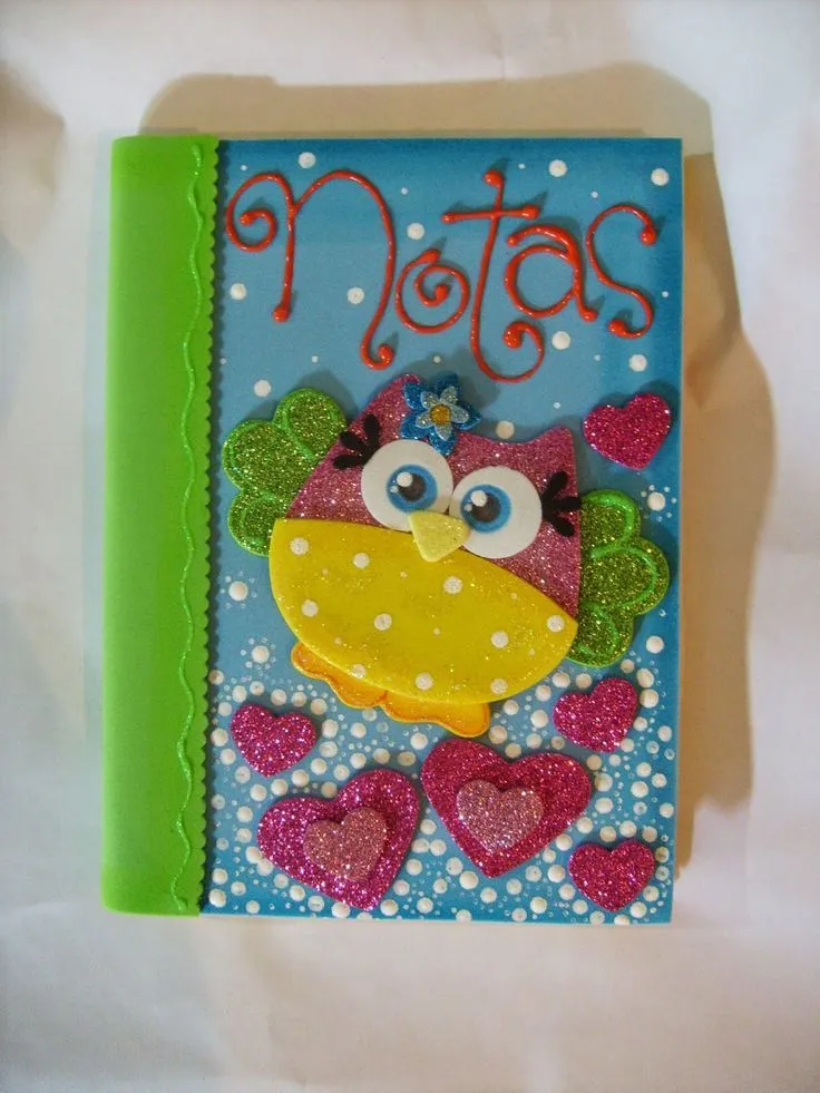 cuaderno goma eva forrado Car Tuning