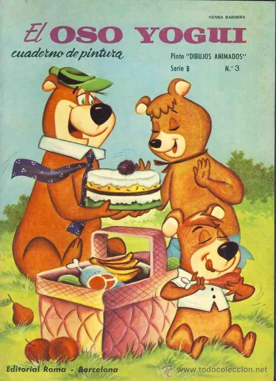 Cuaderno para pintar EL OSO YOGUI (Ed.Bruguera Serie B num.3) (ver ... Cuaderno para pintar EL OSO YOGUI (Ed.Bruguera Serie B num.3) (ver ...