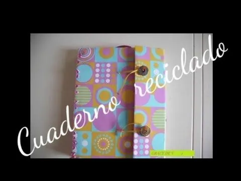 Cuaderno reciclado para este regreso a clases (as recycled ...