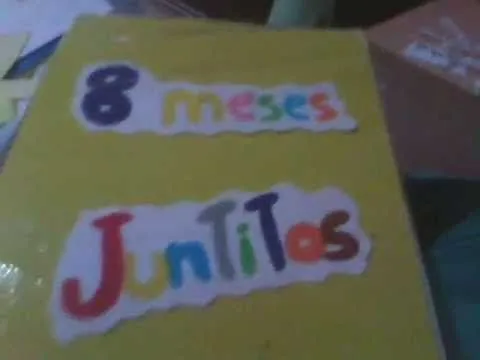 Cuaderno-regalo para mi novio 8 meses - YouTube Cuaderno-regalo para mi novio 8 meses - YouTube