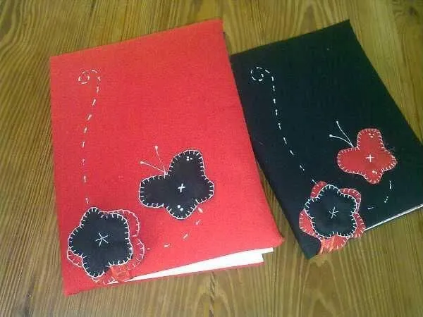 cuadernos forrados * marcador de pagina hecho a mano | Libretas ... cuadernos forrados * marcador de pagina hecho a mano | Libretas ...