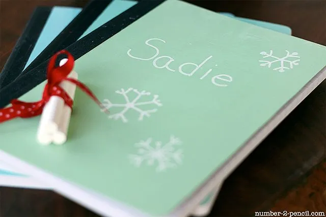 Cuadernos personalizados con tizas - Manualidades de papel y ... Cuadernos personalizados con tizas - Manualidades de papel y ...