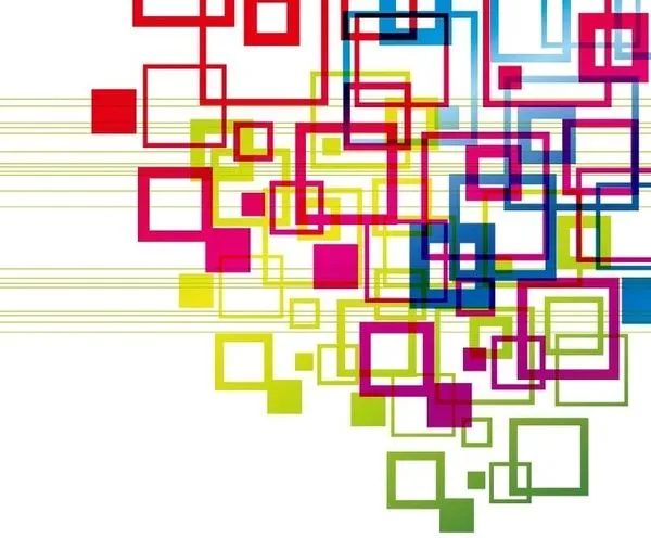 Vector de cuadrados de colores que Backgound vectorial Vector ...