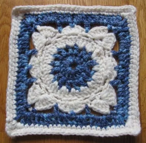 Cuadros para colcha en crochet - Imagui