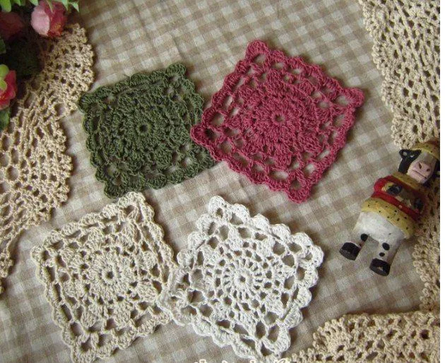 Tapetes cuadrados a crochet - Imagui