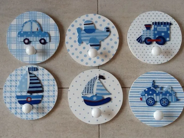 Percheros individuales varón | Para el cuarto de los más chicos ... Percheros individuales varón | Para el cuarto de los más chicos ...