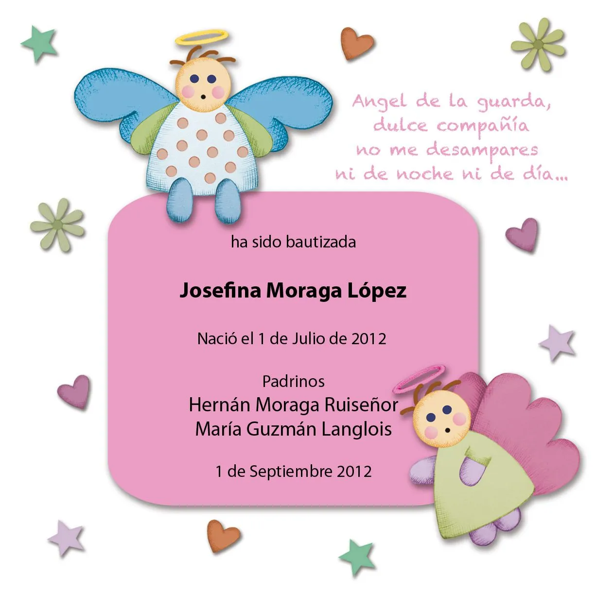 Cuadritos, Tarjetas, Recuerdos y mas...: Bautizo Niña. Cuadritos, Tarjetas, Recuerdos y mas...: Bautizo Niña.