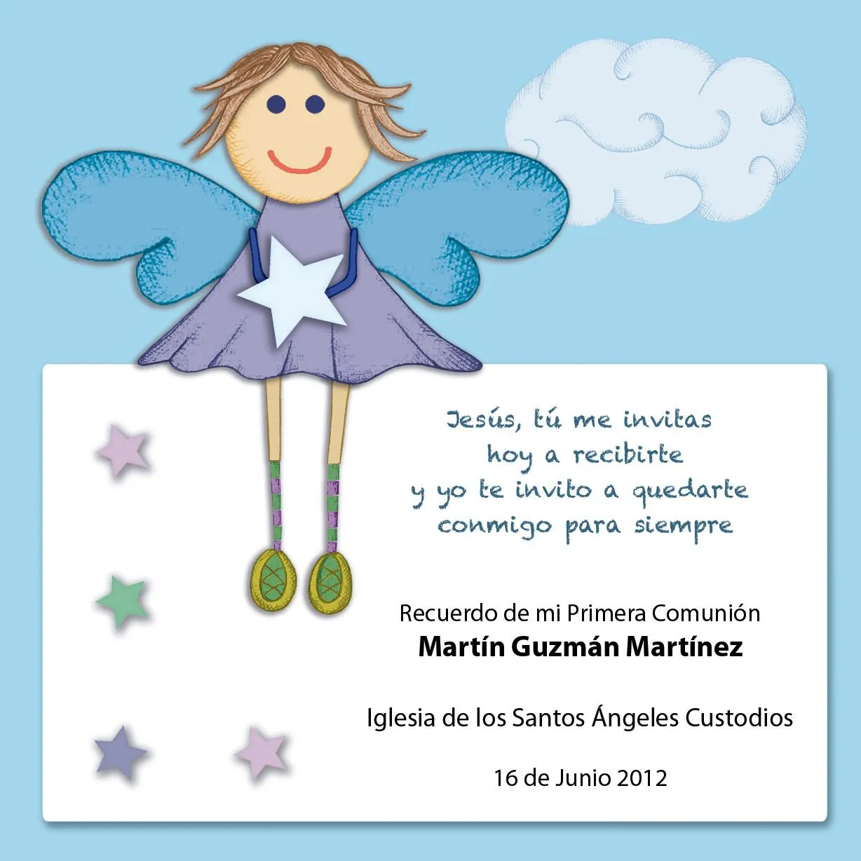 Cuadritos, Tarjetas, Recuerdos y mas...: Primera Comunión Niño
