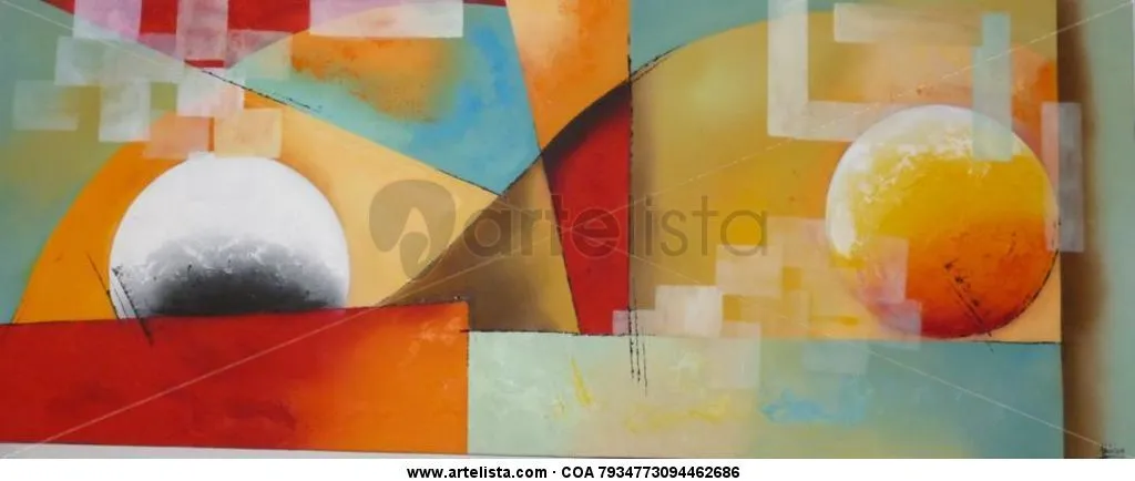 Cuadro Abstracto Obra Rolmay Original Galeria Moreno Moreno ...