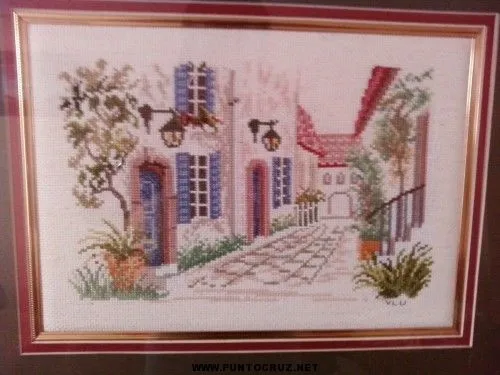 Cuadro diseñado en punto de cruz | Punto de cruz - Colección de ...