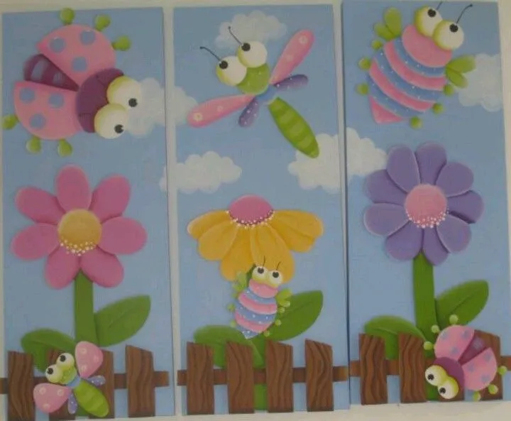 Cuadro realizado con goma eva | Cuadros infantiles | Pinterest Cuadro realizado con goma eva | Cuadros infantiles | Pinterest